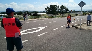 鳥取県中部地区中学校駅伝競走大会、コナンの町で開催