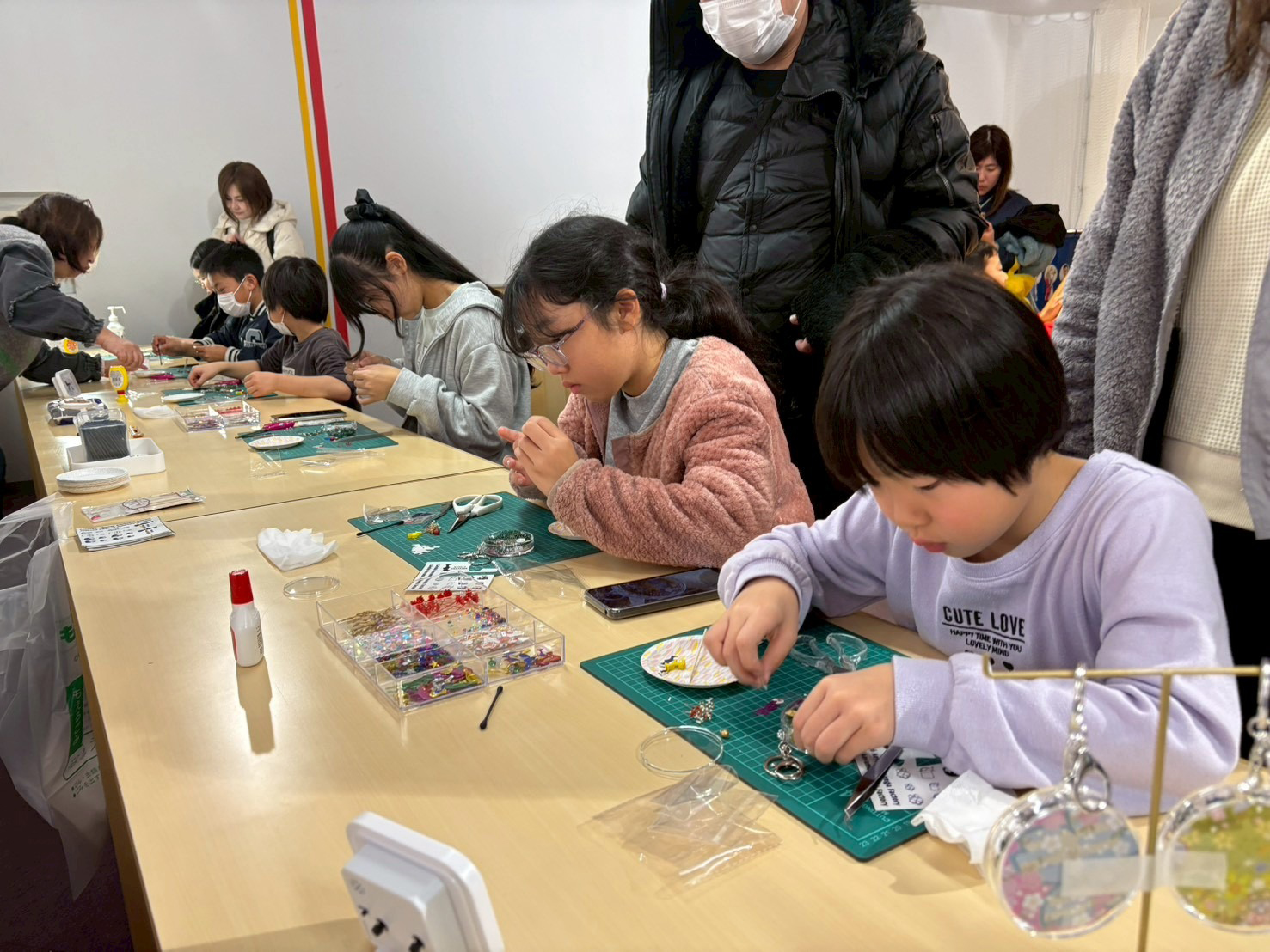 「コナンキャラクター入りお正月verのクリアキーホルダー」を作ろう！