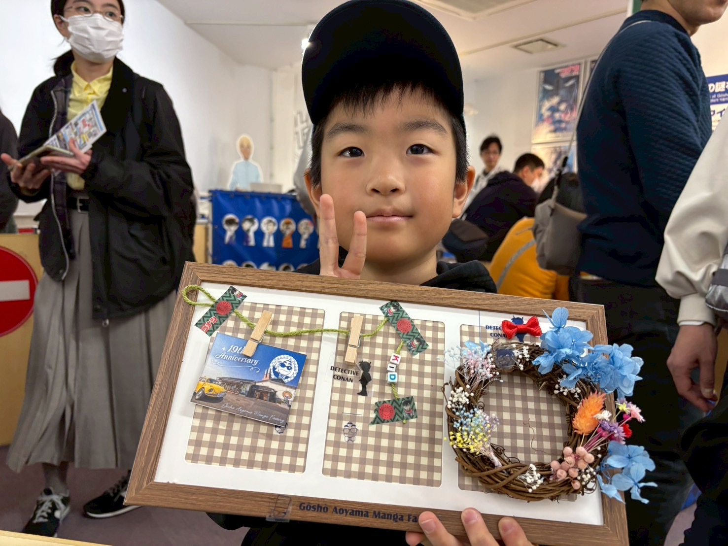 フラワーフォトフレーム作りの体験ワークショップを開催☆