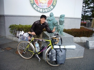 静岡から自転車で！！