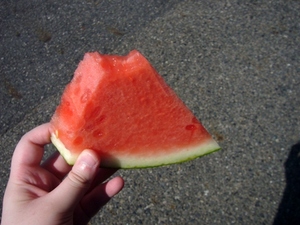 今日のおやつは大栄すいかです♪