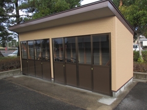 レンタサイクルの新しいお家完成★