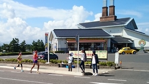 鳥取県中部地区中学校駅伝競走大会、コナンの町で開催