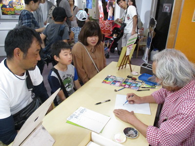 加藤先生の似顔絵コーナー♪