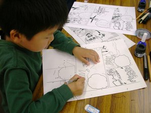 まんが体験頑張りました！