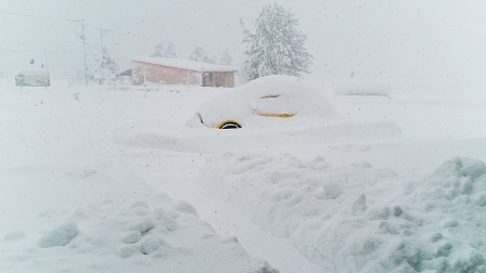 記録的大雪…