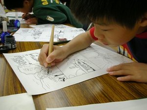 まんが体験頑張りました！