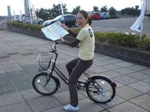 レンタサイクル貸出中!