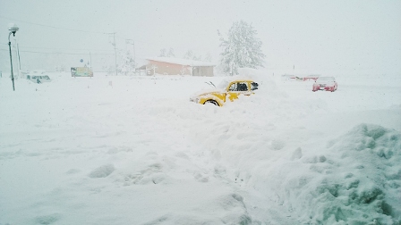 記録的大雪…