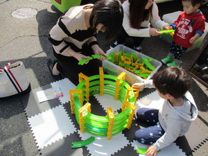 鉄道模型を使ってゲームを楽しみました!