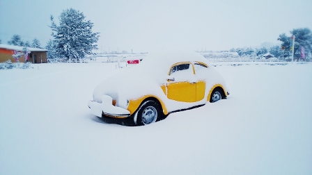 記録的大雪…