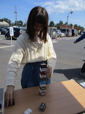 鉄道模型を使ってゲームを楽しみました!