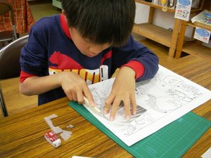 まんが体験頑張りました！