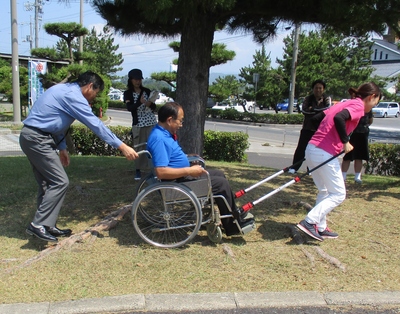 Jinriki(じんりき)を使った避難訓練!